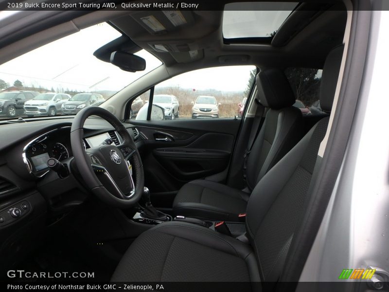 Quicksilver Metallic / Ebony 2019 Buick Encore Sport Touring AWD
