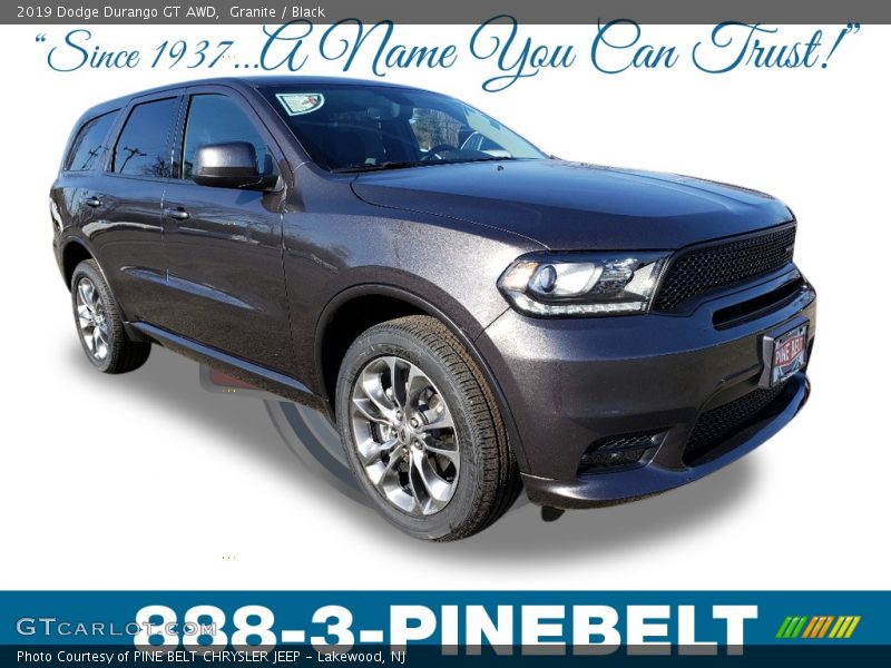 Granite / Black 2019 Dodge Durango GT AWD