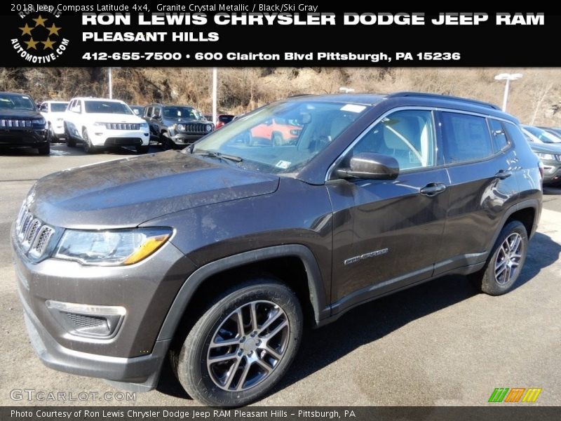 Granite Crystal Metallic / Black/Ski Gray 2018 Jeep Compass Latitude 4x4