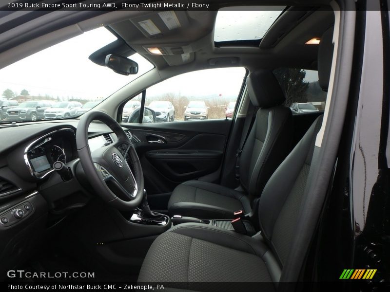 Ebony Twilight Metallic / Ebony 2019 Buick Encore Sport Touring AWD