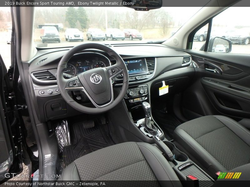  2019 Encore Sport Touring AWD Ebony Interior