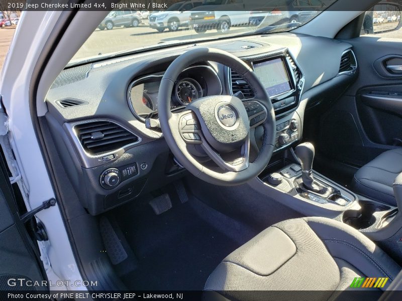 Bright White / Black 2019 Jeep Cherokee Limited 4x4