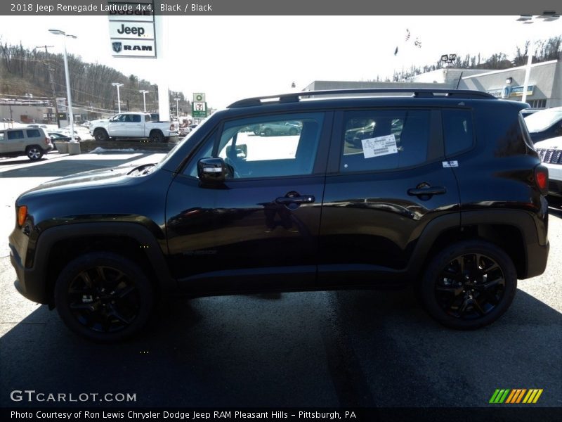 Black / Black 2018 Jeep Renegade Latitude 4x4