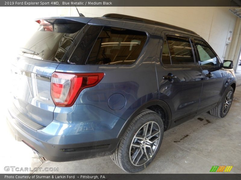 Blue Metallic / Medium Black 2019 Ford Explorer Sport 4WD