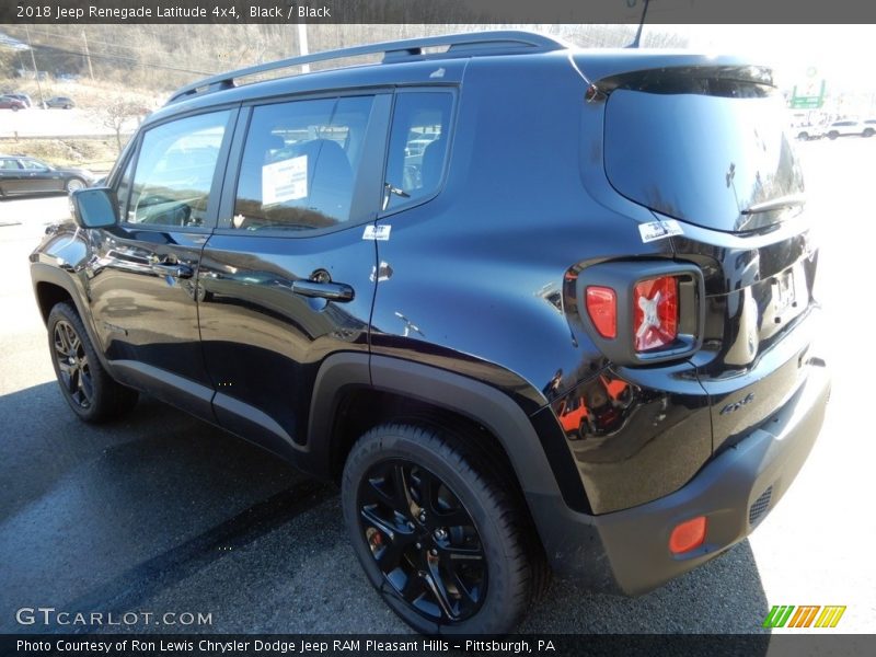Black / Black 2018 Jeep Renegade Latitude 4x4