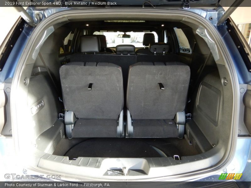 Blue Metallic / Medium Black 2019 Ford Explorer Sport 4WD