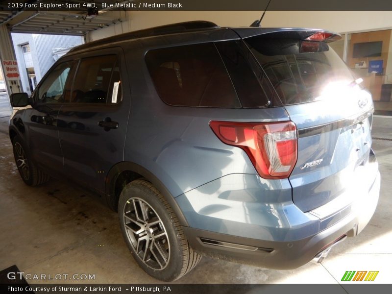 Blue Metallic / Medium Black 2019 Ford Explorer Sport 4WD