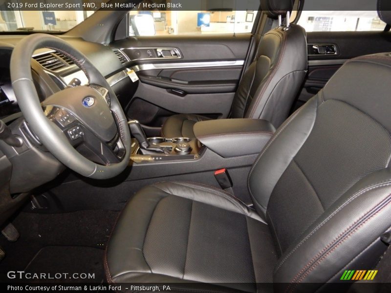Blue Metallic / Medium Black 2019 Ford Explorer Sport 4WD