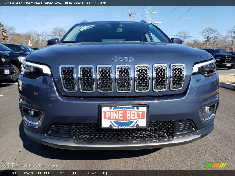 Blue Shade Pearl / Black 2019 Jeep Cherokee Limited 4x4