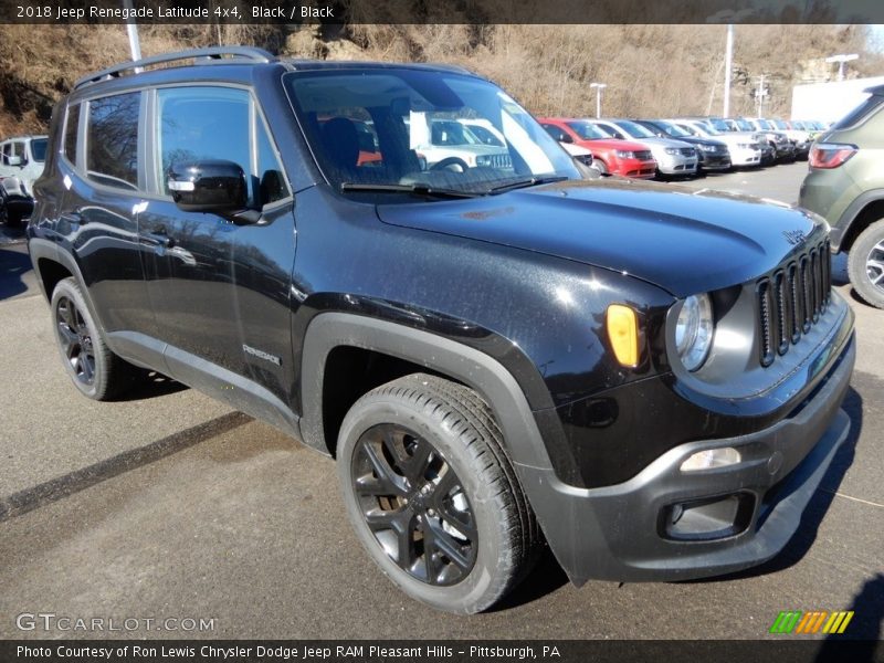 Black / Black 2018 Jeep Renegade Latitude 4x4