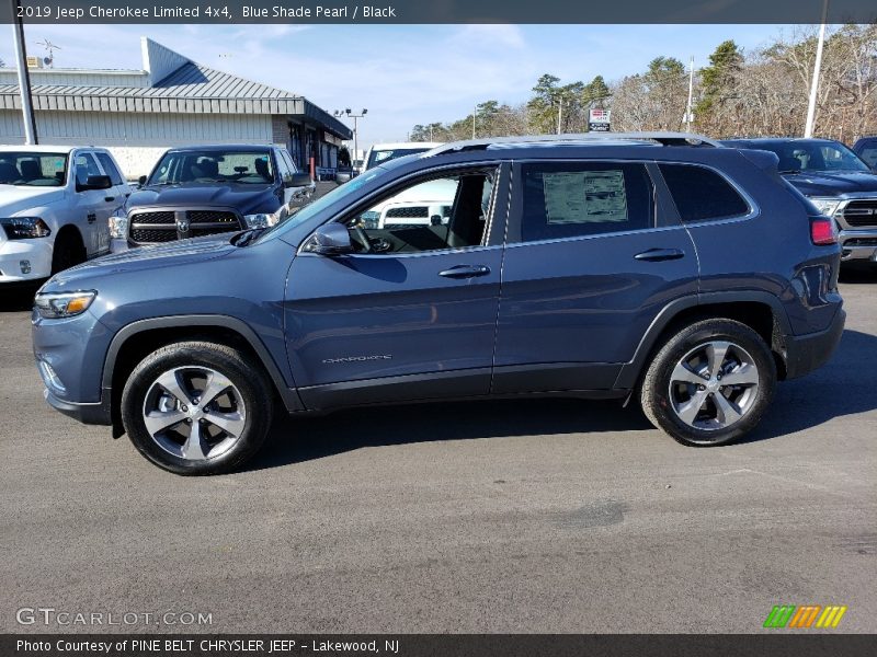 Blue Shade Pearl / Black 2019 Jeep Cherokee Limited 4x4