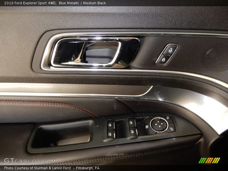 Blue Metallic / Medium Black 2019 Ford Explorer Sport 4WD