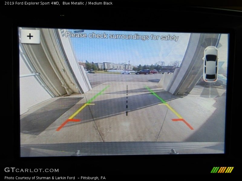 Blue Metallic / Medium Black 2019 Ford Explorer Sport 4WD