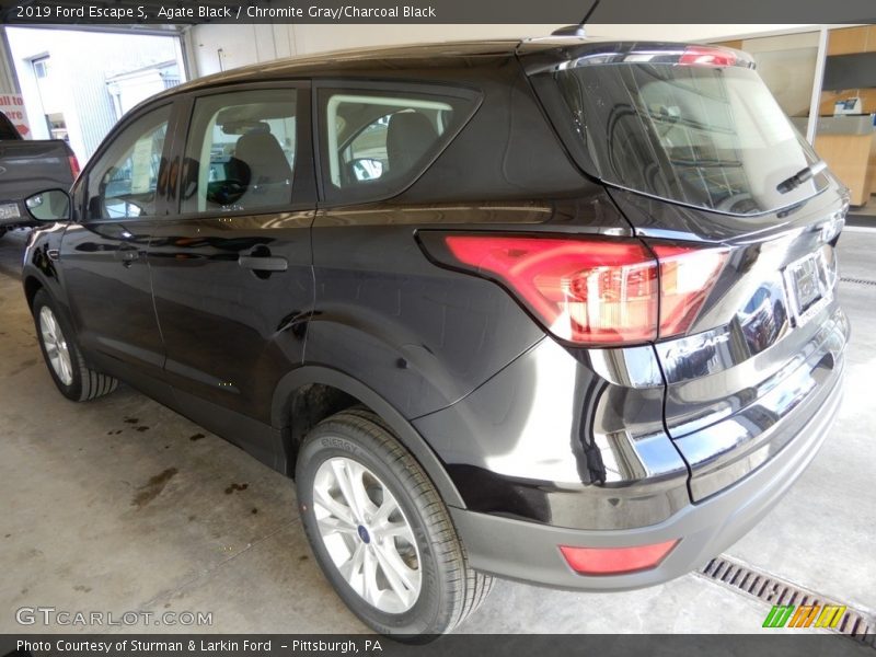 Agate Black / Chromite Gray/Charcoal Black 2019 Ford Escape S