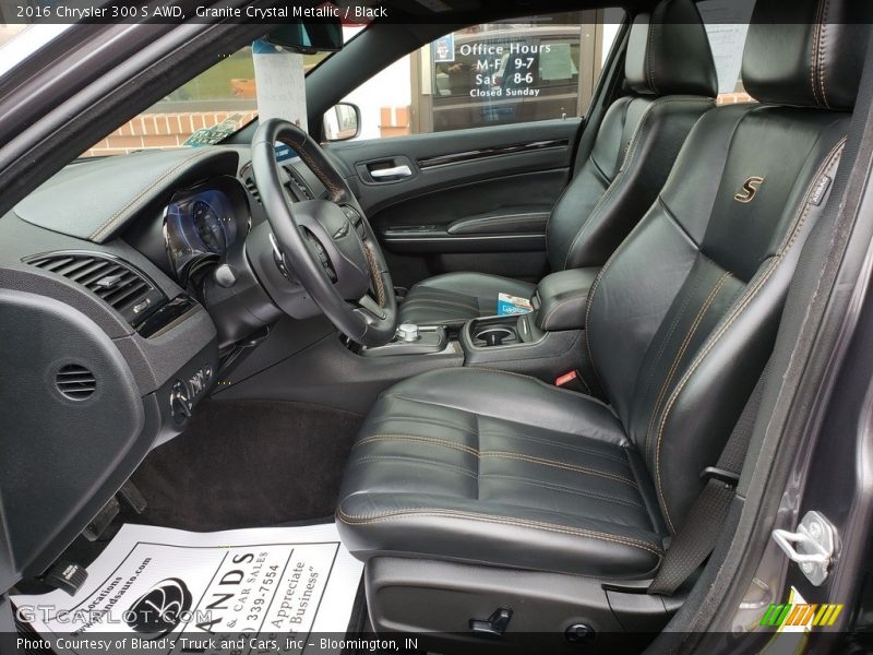 Granite Crystal Metallic / Black 2016 Chrysler 300 S AWD