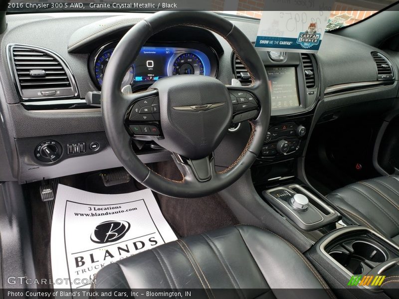 Granite Crystal Metallic / Black 2016 Chrysler 300 S AWD