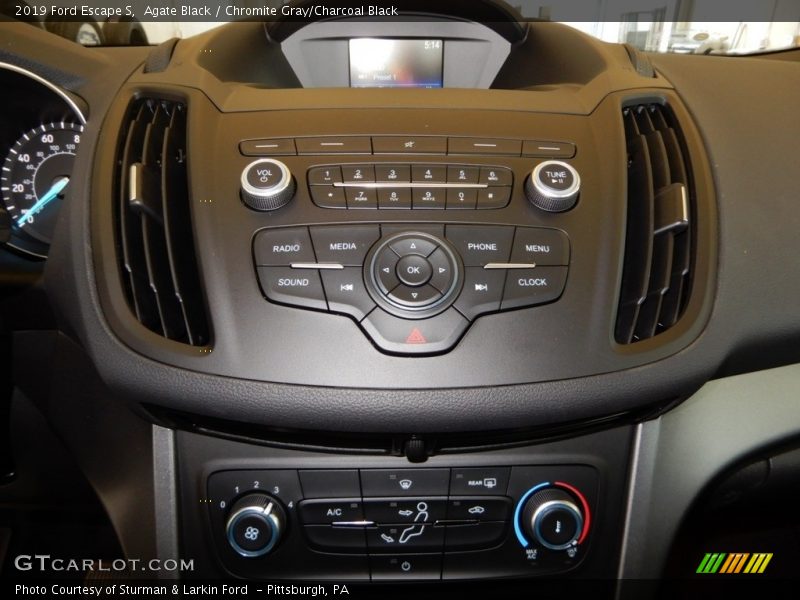 Agate Black / Chromite Gray/Charcoal Black 2019 Ford Escape S