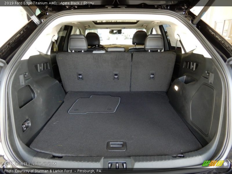Agate Black / Ebony 2019 Ford Edge Titanium AWD
