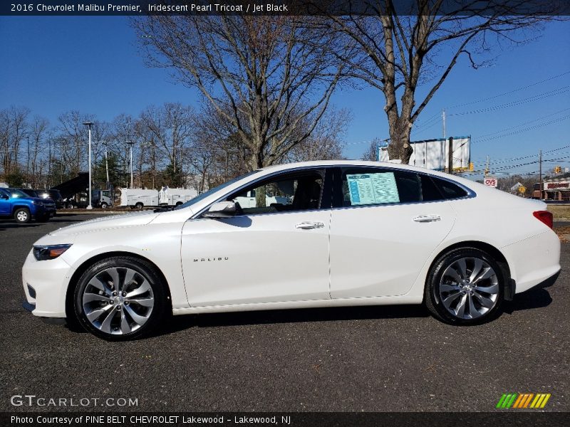 Iridescent Pearl Tricoat / Jet Black 2016 Chevrolet Malibu Premier