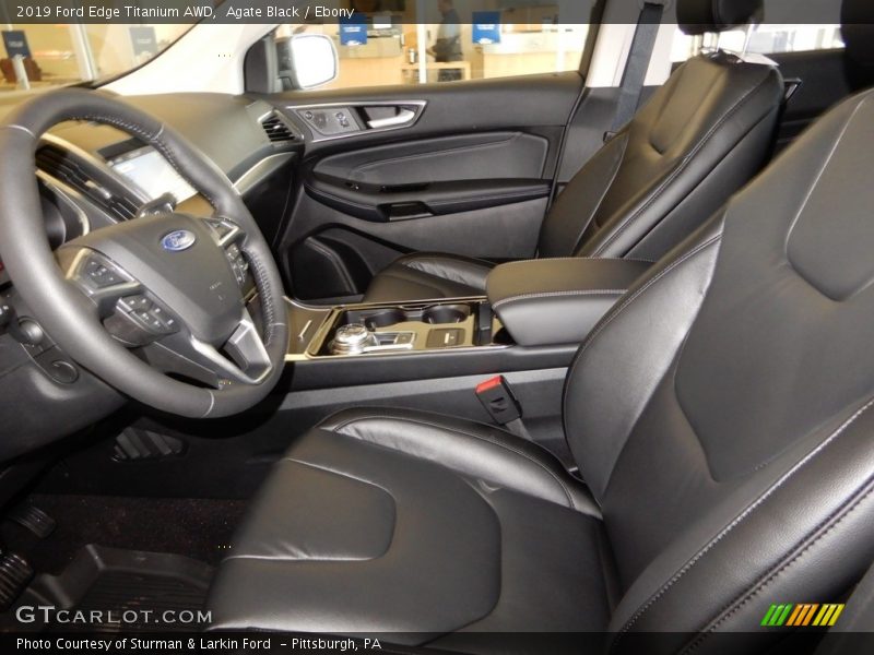 Agate Black / Ebony 2019 Ford Edge Titanium AWD