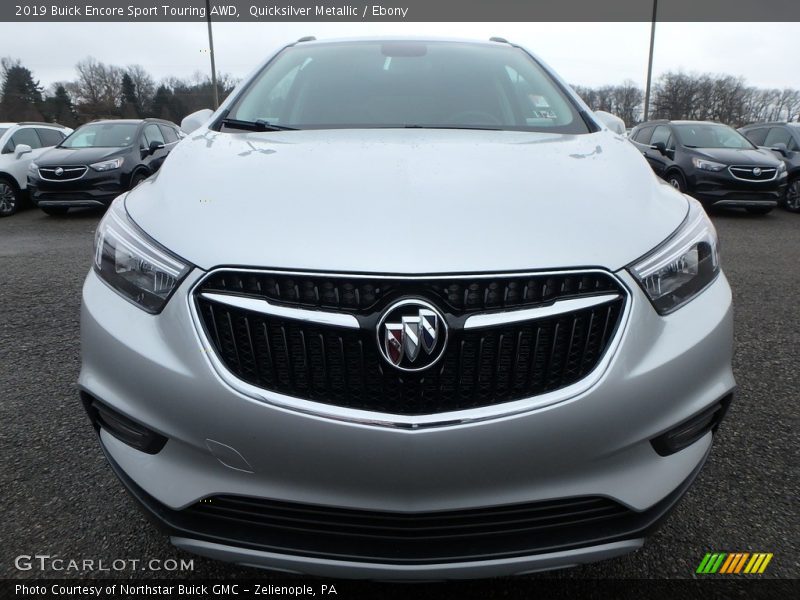 Quicksilver Metallic / Ebony 2019 Buick Encore Sport Touring AWD