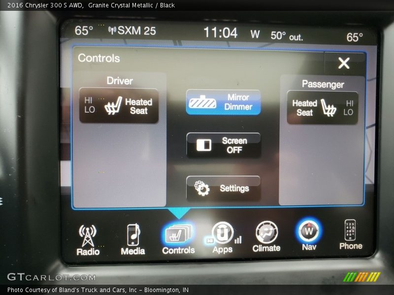 Granite Crystal Metallic / Black 2016 Chrysler 300 S AWD