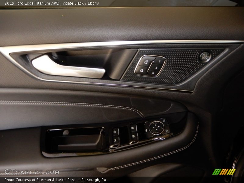 Agate Black / Ebony 2019 Ford Edge Titanium AWD
