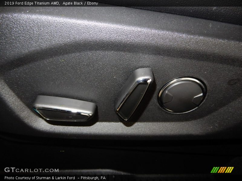 Agate Black / Ebony 2019 Ford Edge Titanium AWD