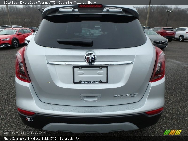 Quicksilver Metallic / Ebony 2019 Buick Encore Sport Touring AWD