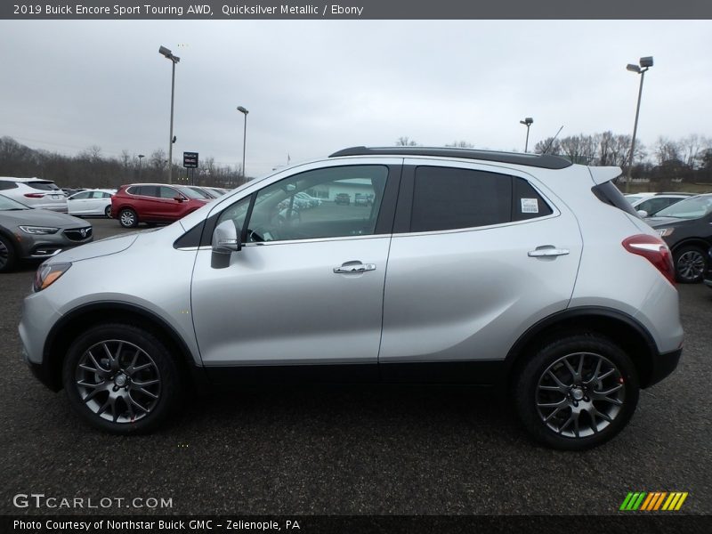 Quicksilver Metallic / Ebony 2019 Buick Encore Sport Touring AWD