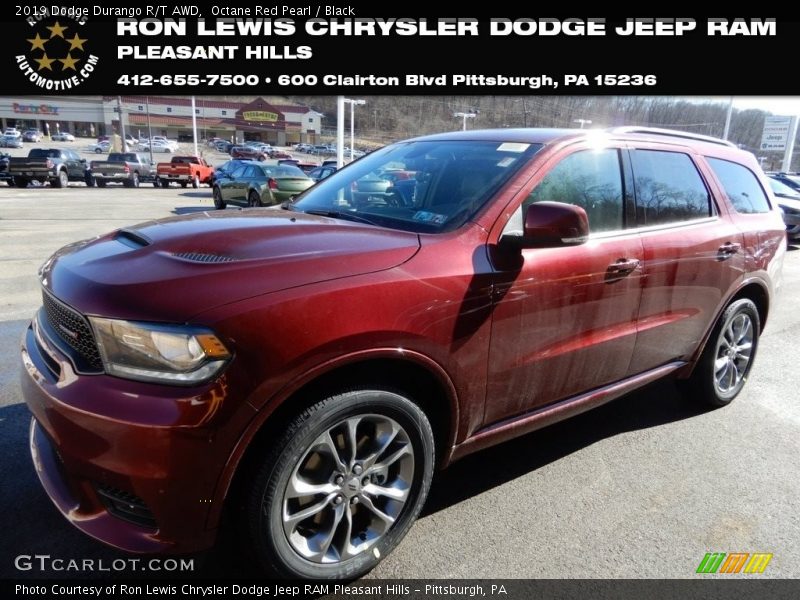 Octane Red Pearl / Black 2019 Dodge Durango R/T AWD