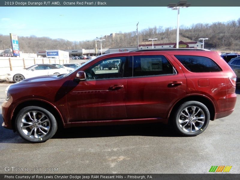 Octane Red Pearl / Black 2019 Dodge Durango R/T AWD
