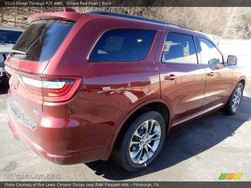 Octane Red Pearl / Black 2019 Dodge Durango R/T AWD