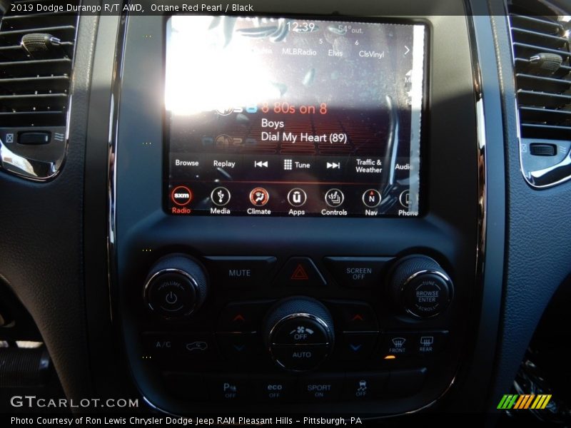 Octane Red Pearl / Black 2019 Dodge Durango R/T AWD