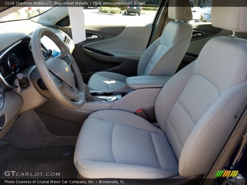 Blue Velvet Metallic / Dark Atmosphere/Loft Brown 2018 Chevrolet Malibu LT