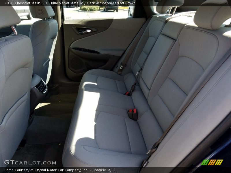 Blue Velvet Metallic / Dark Atmosphere/Loft Brown 2018 Chevrolet Malibu LT