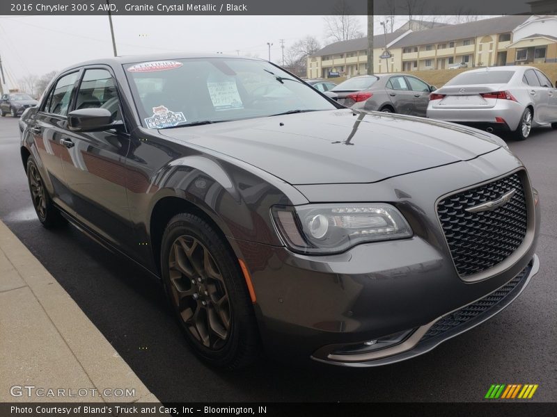 Granite Crystal Metallic / Black 2016 Chrysler 300 S AWD
