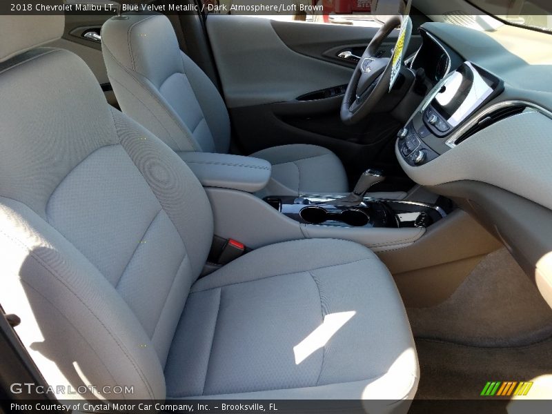 Blue Velvet Metallic / Dark Atmosphere/Loft Brown 2018 Chevrolet Malibu LT