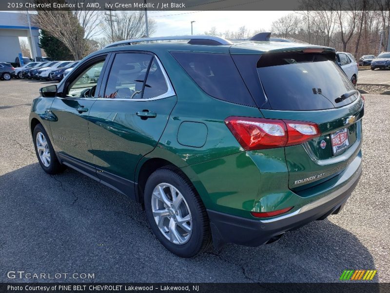 Ivy Green Metallic / Jet Black 2019 Chevrolet Equinox LT AWD