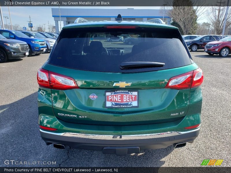 Ivy Green Metallic / Jet Black 2019 Chevrolet Equinox LT AWD