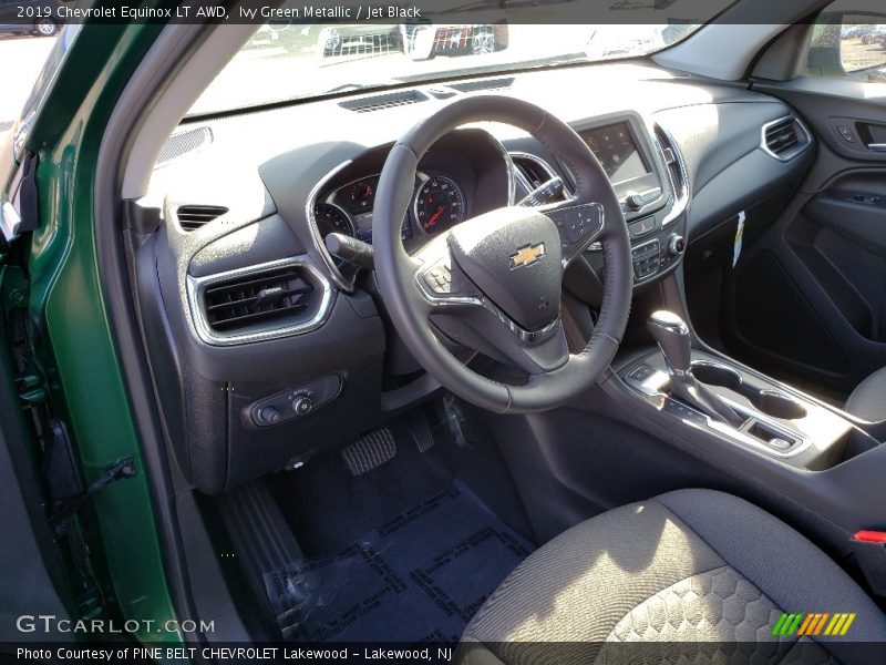 Ivy Green Metallic / Jet Black 2019 Chevrolet Equinox LT AWD