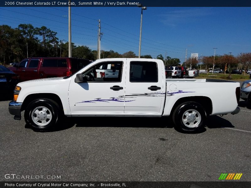 Summit White / Very Dark Pewter 2006 Chevrolet Colorado LT Crew Cab