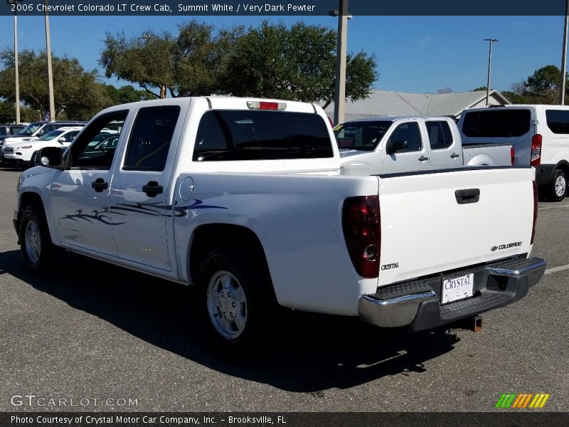 Summit White / Very Dark Pewter 2006 Chevrolet Colorado LT Crew Cab