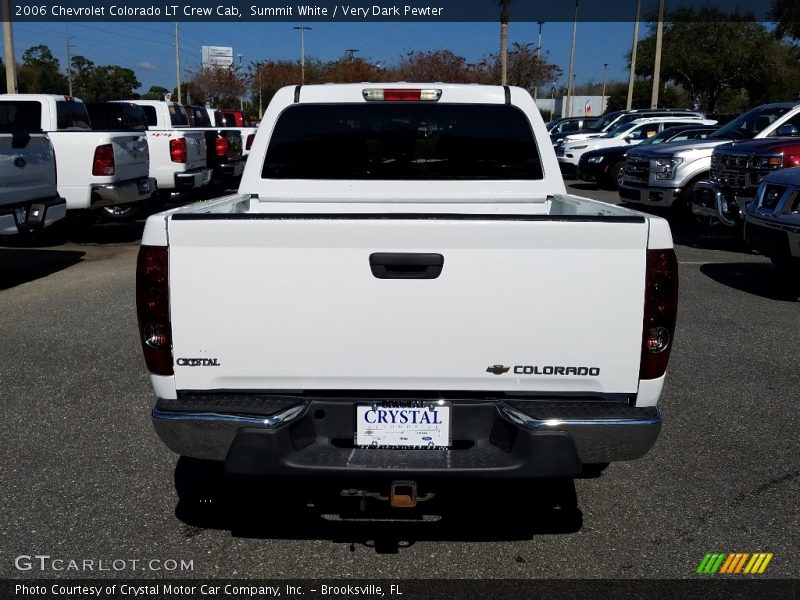 Summit White / Very Dark Pewter 2006 Chevrolet Colorado LT Crew Cab