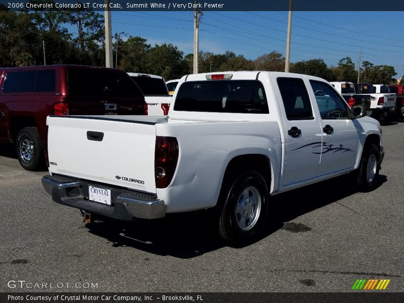Summit White / Very Dark Pewter 2006 Chevrolet Colorado LT Crew Cab