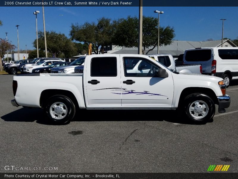 Summit White / Very Dark Pewter 2006 Chevrolet Colorado LT Crew Cab