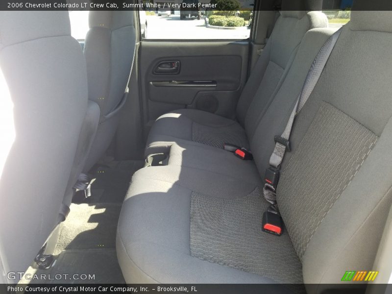 Summit White / Very Dark Pewter 2006 Chevrolet Colorado LT Crew Cab