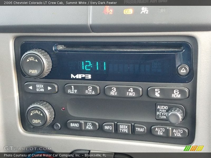 Summit White / Very Dark Pewter 2006 Chevrolet Colorado LT Crew Cab