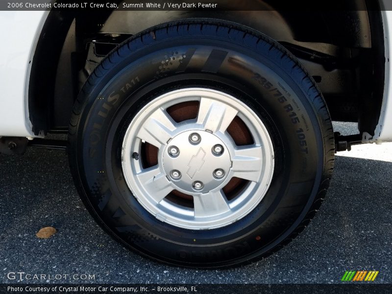 Summit White / Very Dark Pewter 2006 Chevrolet Colorado LT Crew Cab