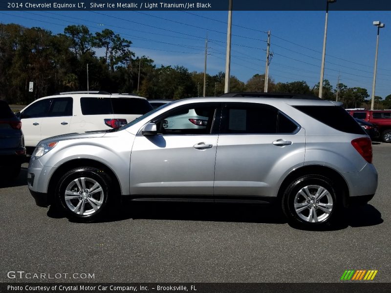 Silver Ice Metallic / Light Titanium/Jet Black 2014 Chevrolet Equinox LT